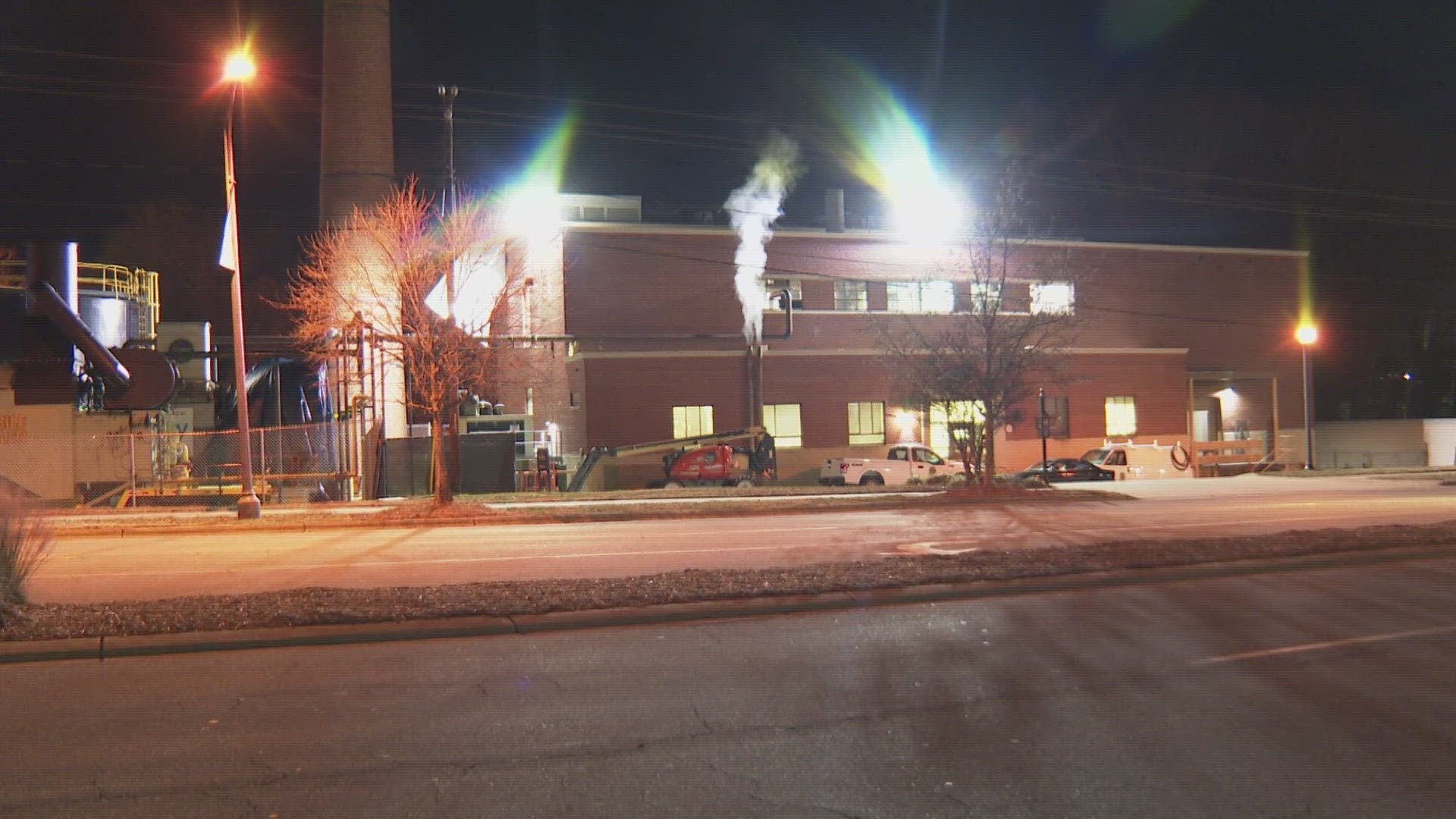 Campus smokestack